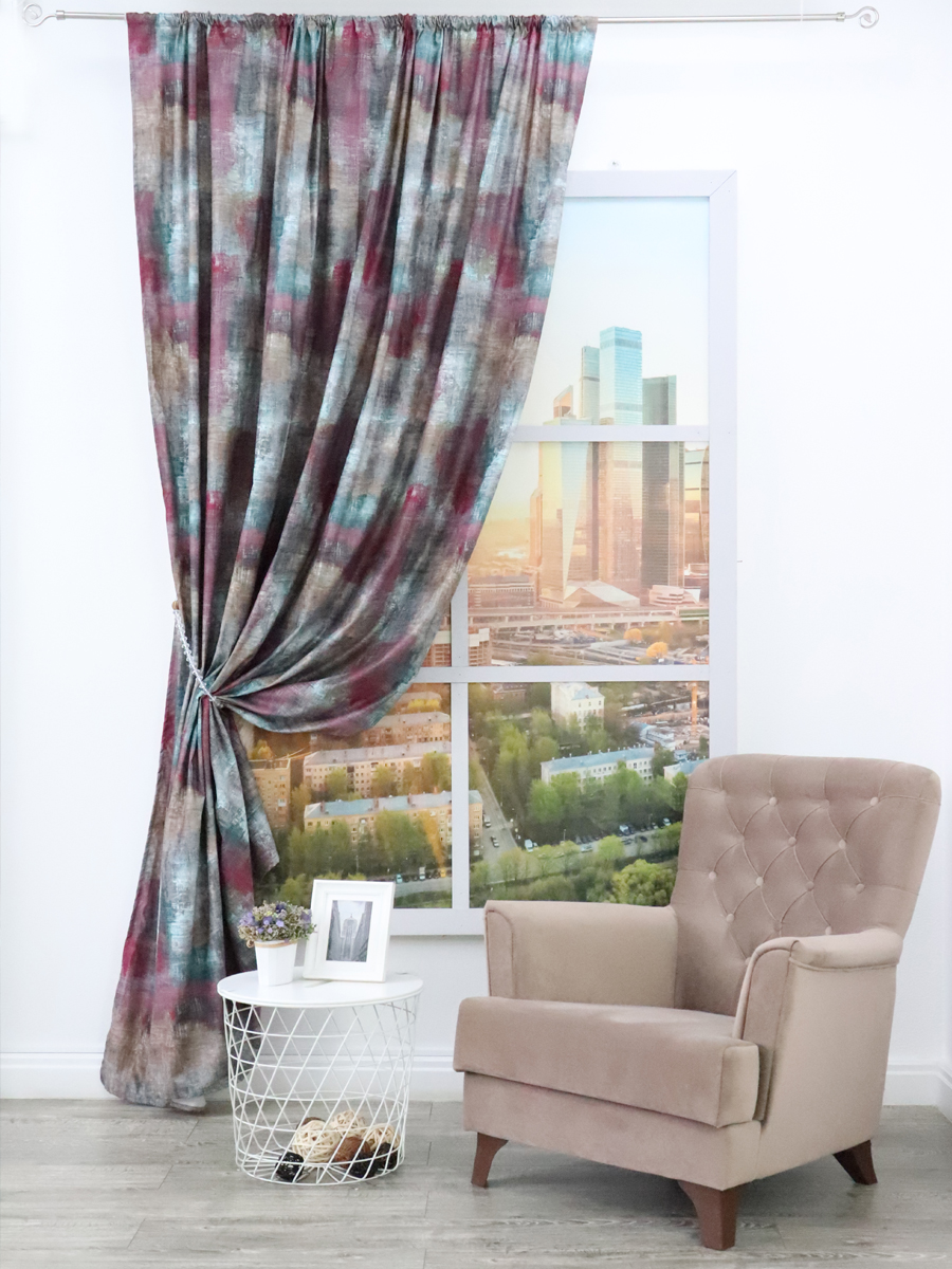 картинка Штора Amore Mio RR 11111-26 2,0*2,7*1 фуксия 