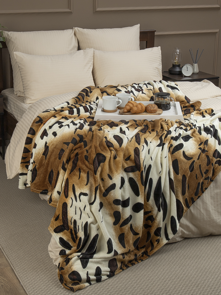 картинка Плед Texrepublic TF FN F224 b1520 Шкура разводами 