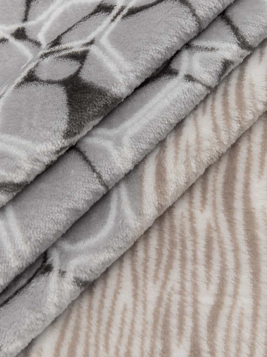 картинка Плед Texrepublic TF FN F14 b1821 Камешки и полосы 