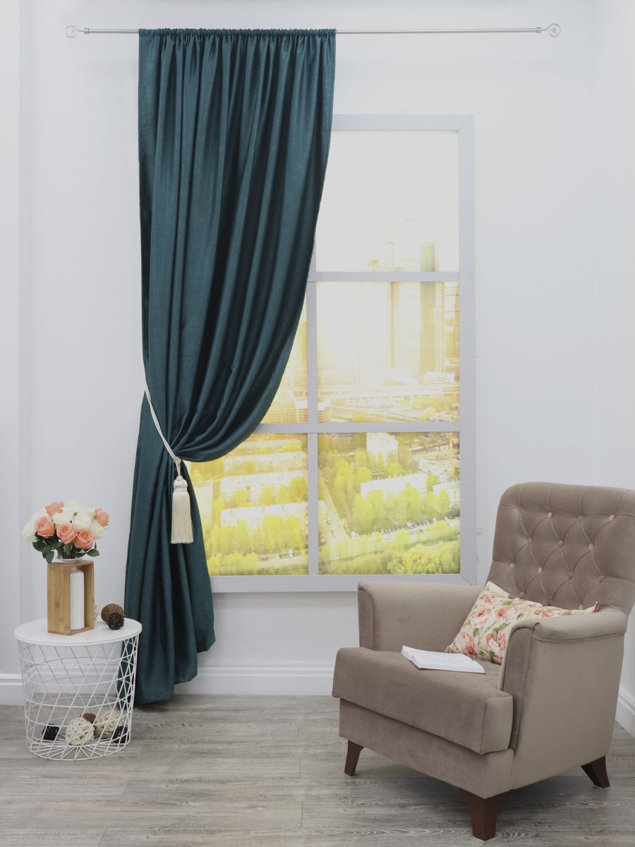 картинка Штора Amore Mio RR Y115-31 2,0*2,7*1 зеленый 