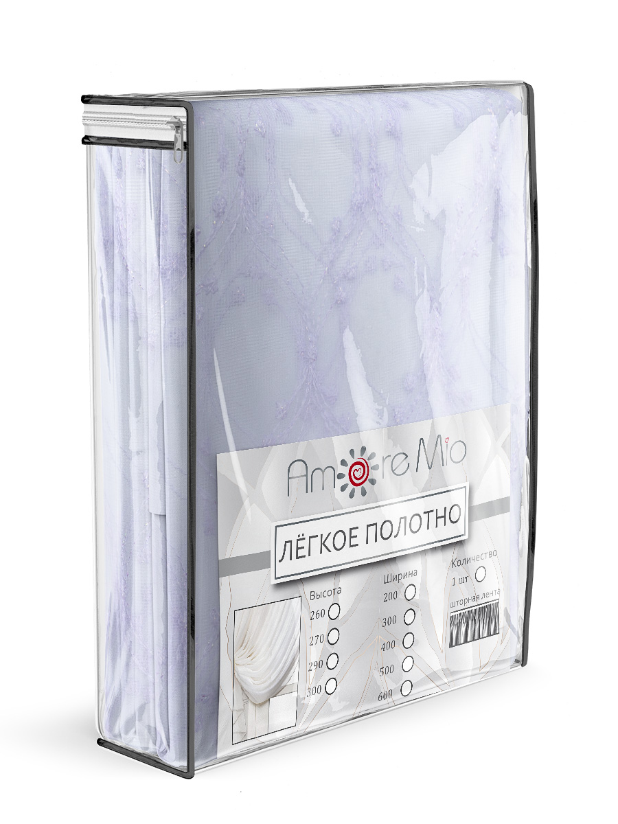картинка Штора Amore Mio RR 36262-w 3,0*2,7*1 белый 