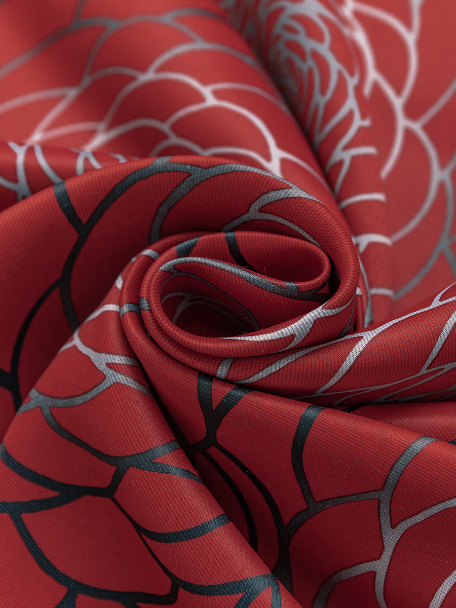 картинка Штора Amore Mio RR 971-01 1,3*2,7*1 красный 