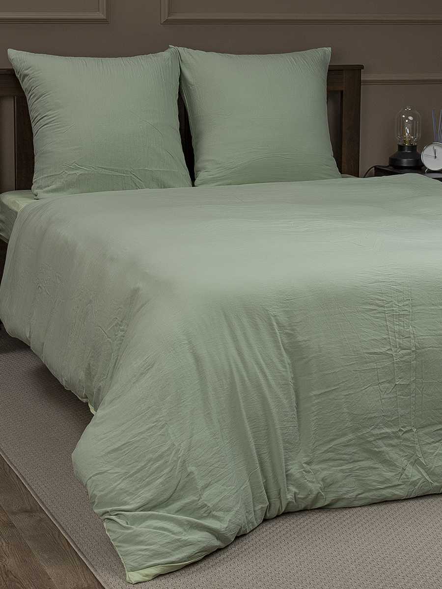 картинка Постельное бельё Amore Mio BZ QR Малахит EURO Mg 