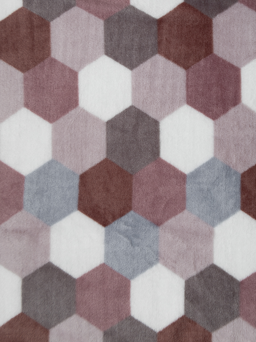 картинка Плед Texrepublic TF FN F142 a2022 Мозаика-соты 