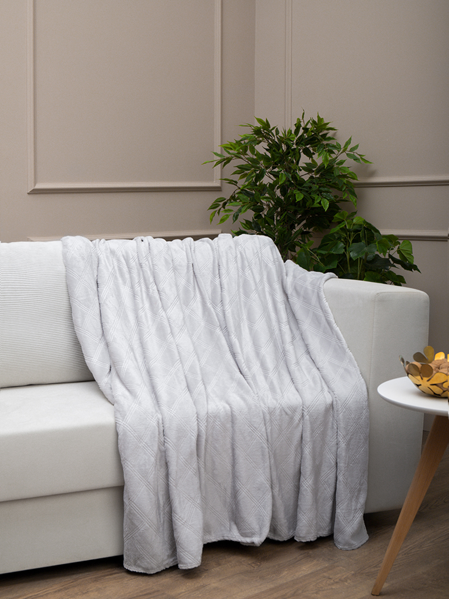 картинка Плед Texrepublic TF FNEL GY8 036/1520 c-клетка NC 