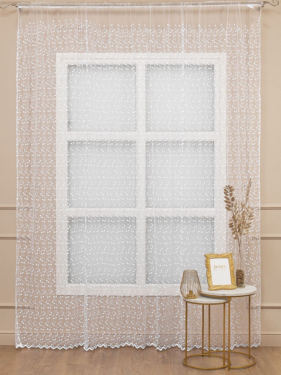 картинка Штора Amore Mio RR 80165-w 3,0*2,7*1 белый 