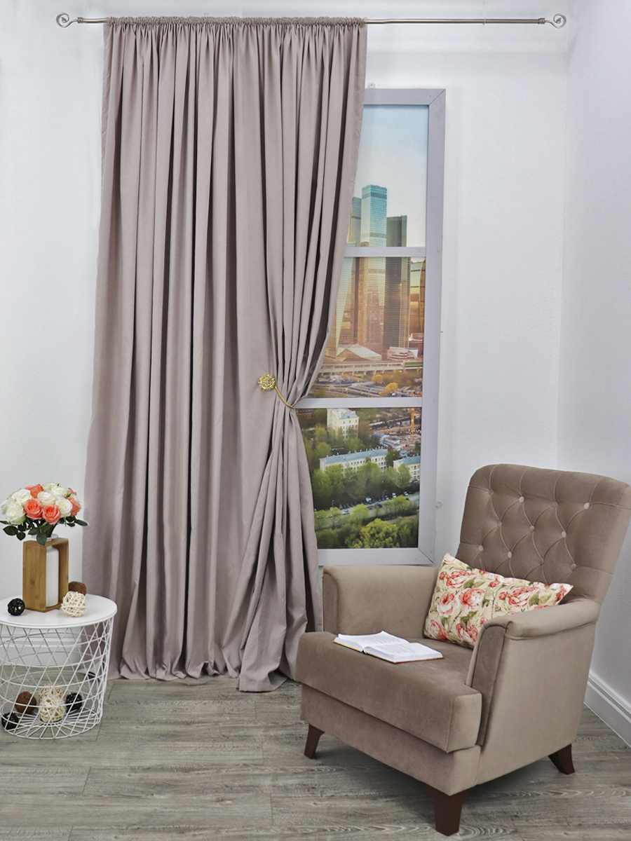 картинка Штора Amore Mio RR 4ML 3872-14 1,6*2,6*1 бежевый 