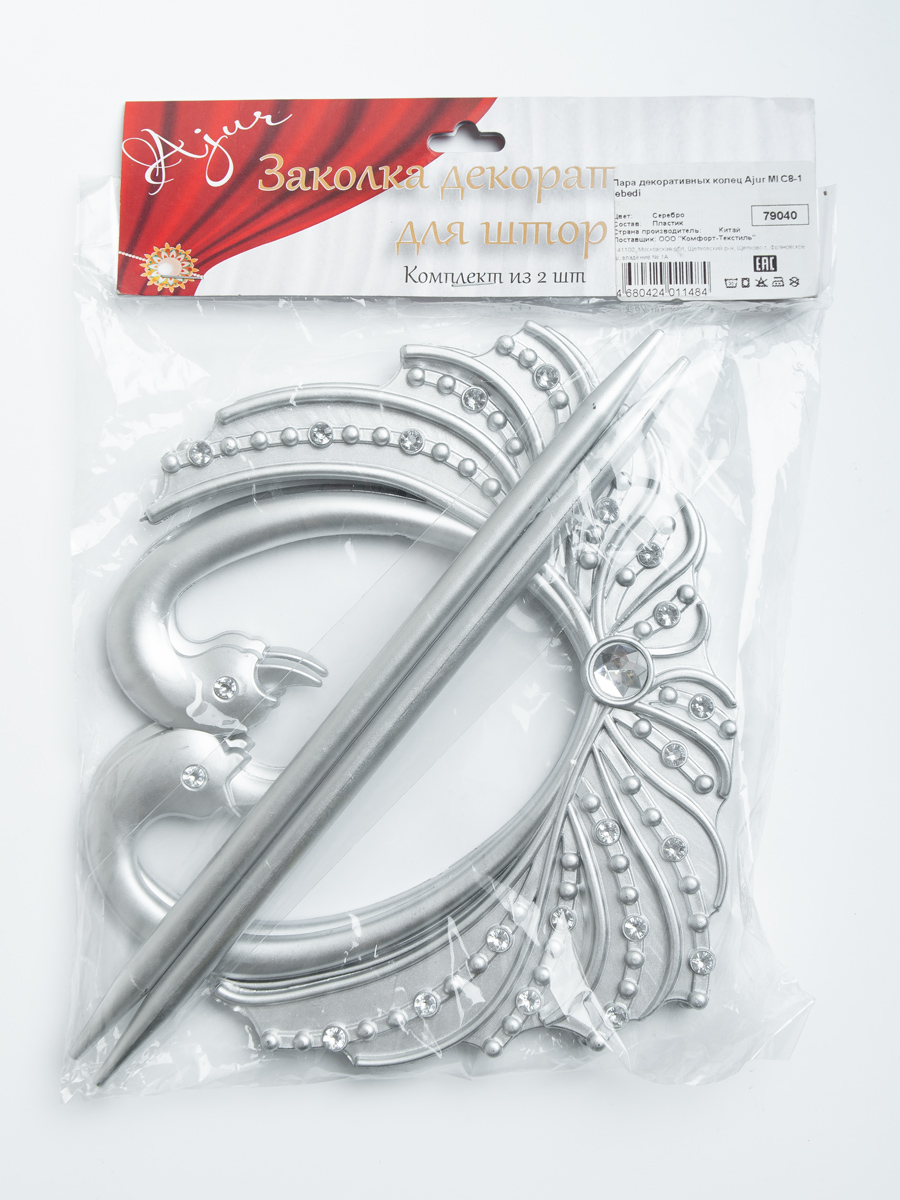 картинка Заколка для штор Ajur MI C8-1 lebedi 