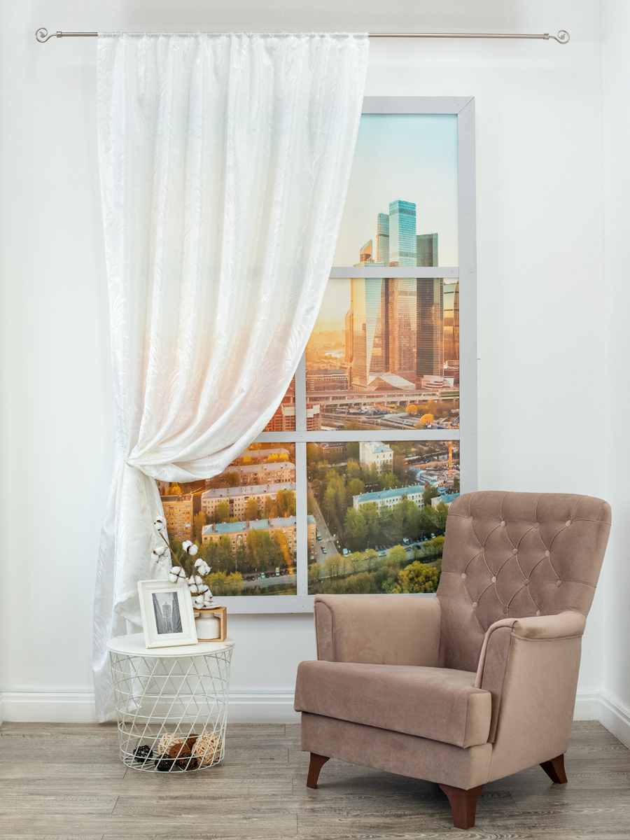 картинка Штора Amore Mio RR L249-31 1,4*2,7*1 белый 