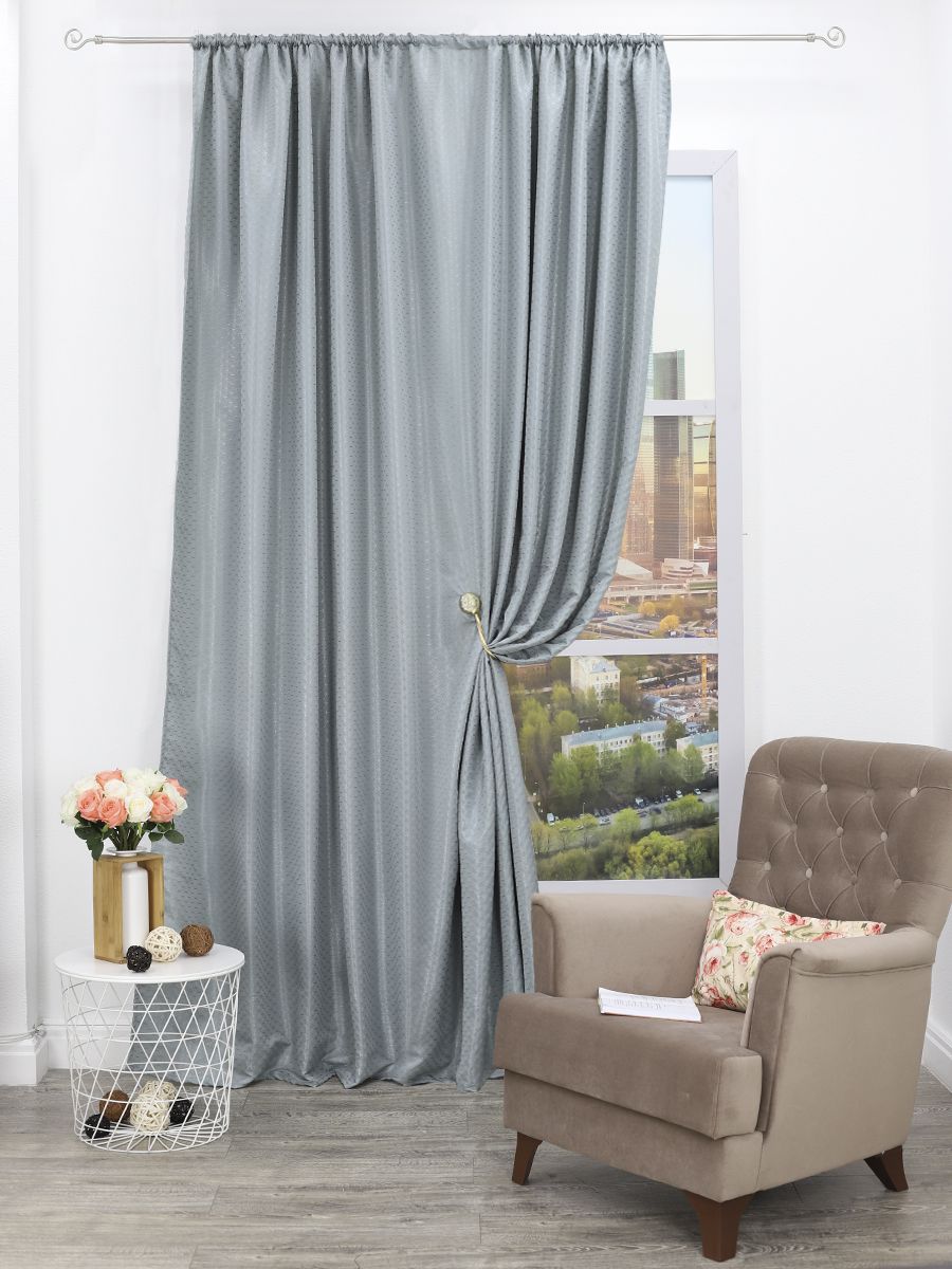 картинка Штора Amore Mio RR H9936-623 1,4*2,7*1 серый 