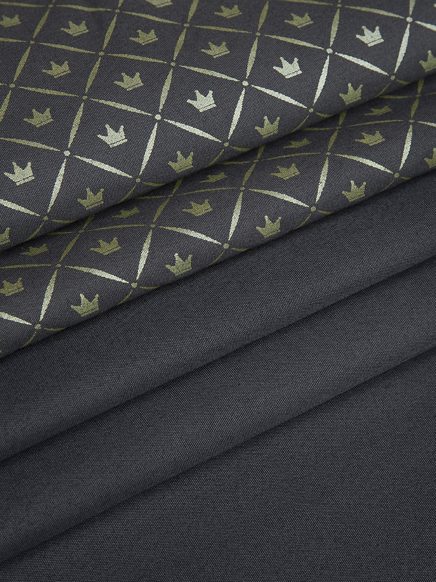 картинка Постельное бельё Amore Mio BZ QR Crown GY DOUBLE Msh 