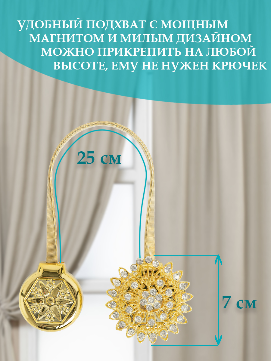 картинка Магнит Ajur MI T70- gld rezinka 30 cm 