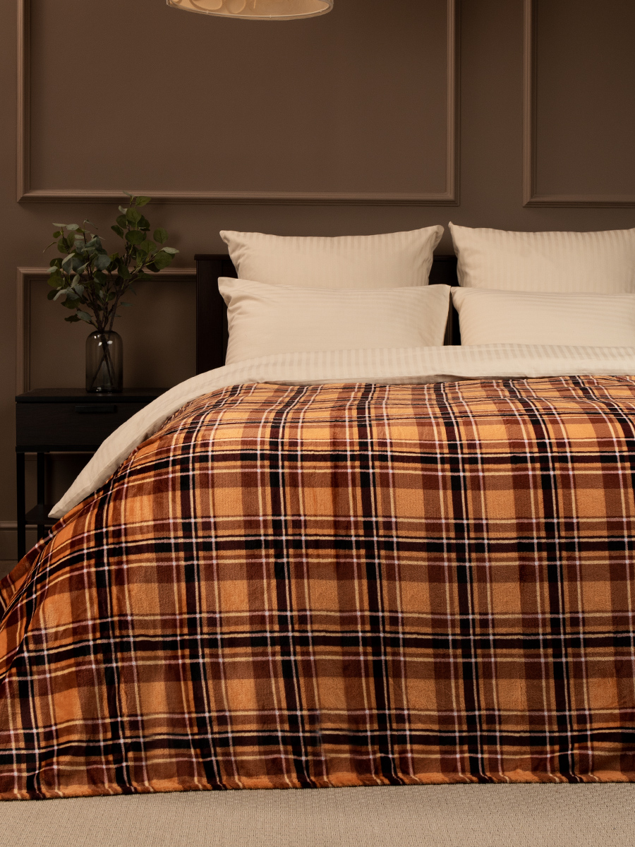 картинка Плед Texrepublic TF FN F133 b2022 Шотландка1 