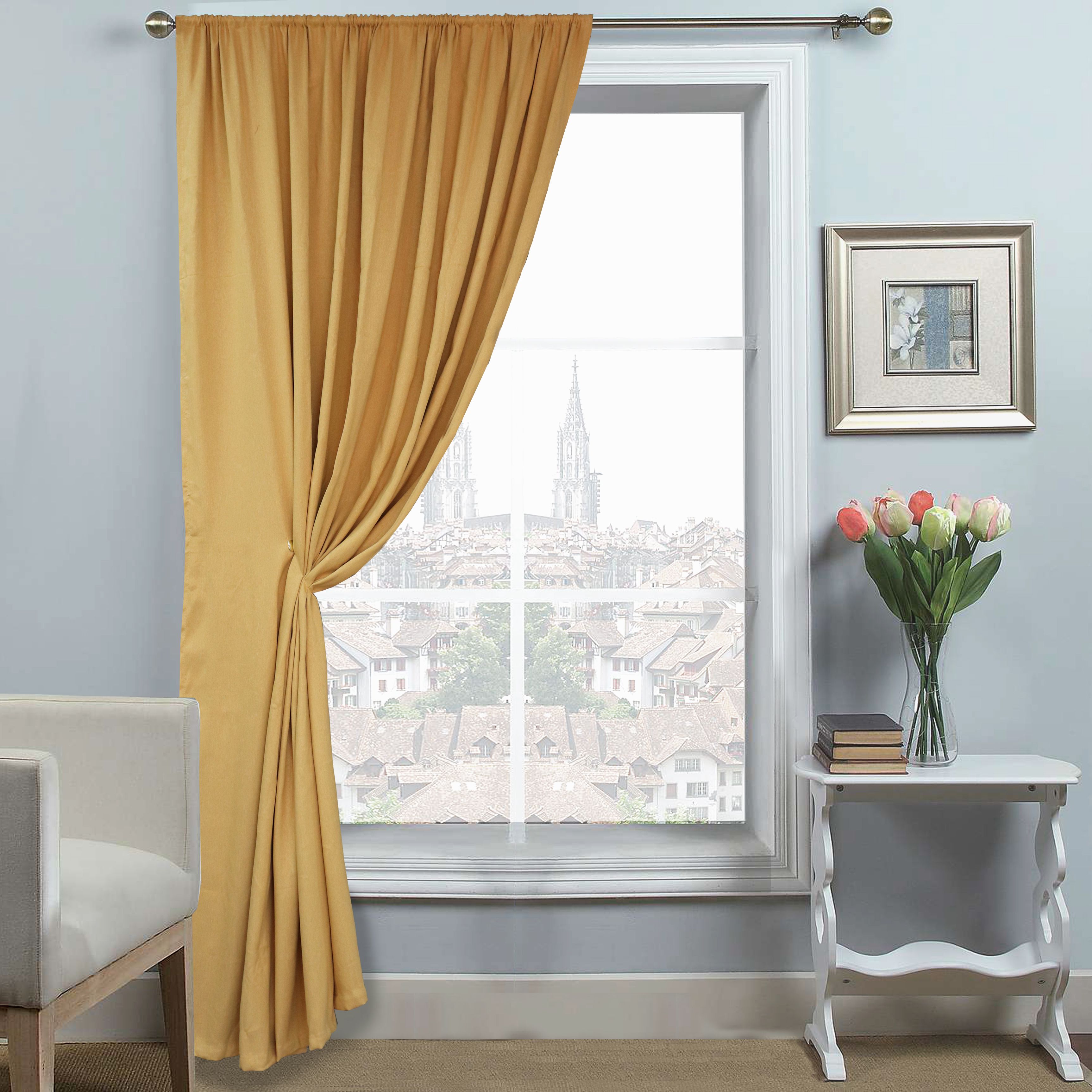 картинка Штора Amore Mio RR 110-09 2,0*2,7*1 золотой 