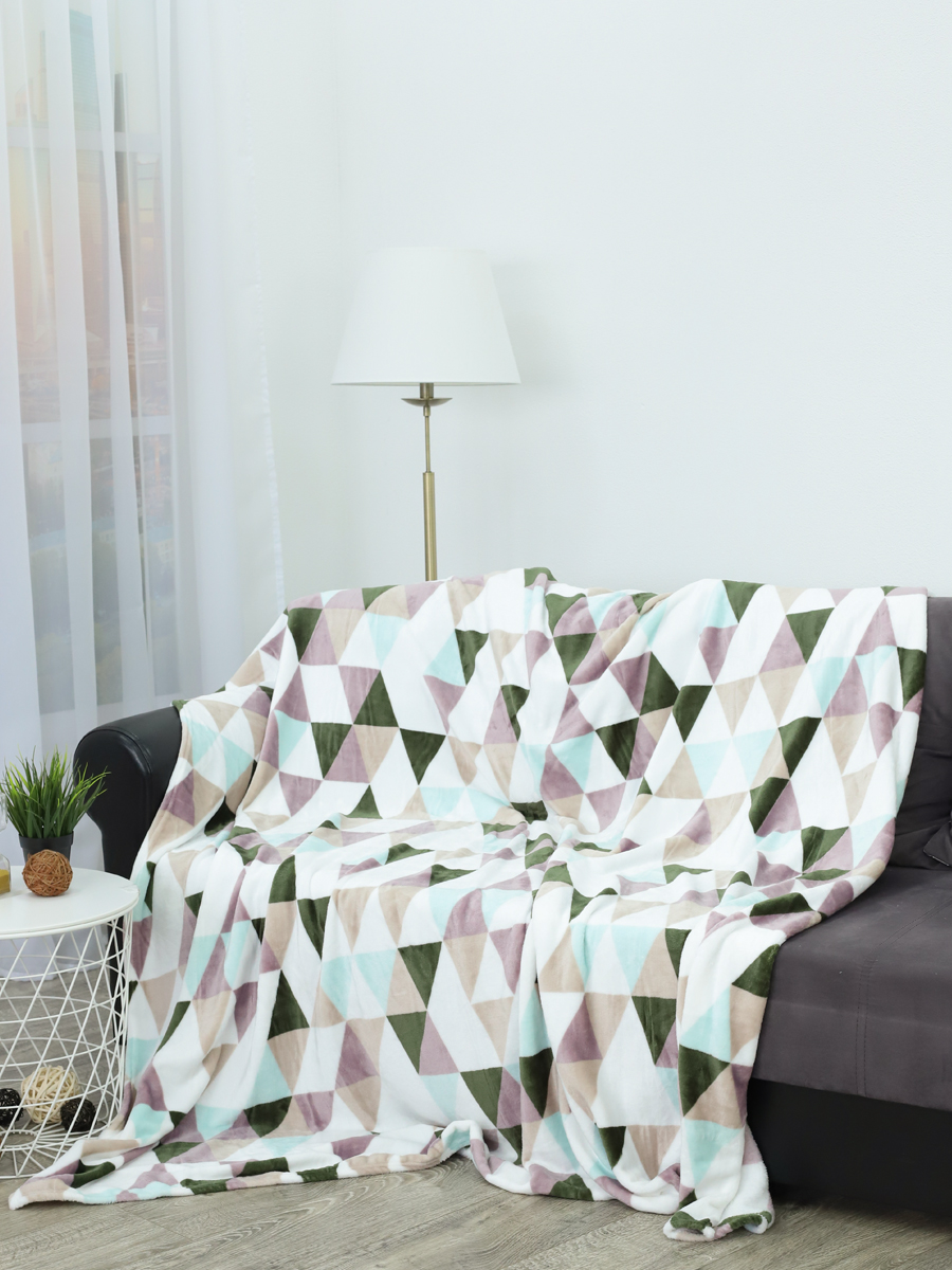 картинка Плед Texrepublic TF FN F117GY a1520 Мозаика 