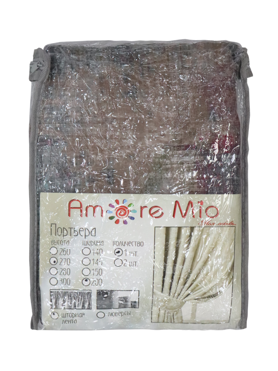 картинка Штора Amore Mio RR 11111-26 2,0*2,7*1 фуксия 