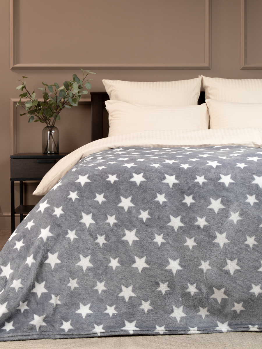 картинка Плед Texrepublic TF FN F107GY4 b2022 Звёзды 