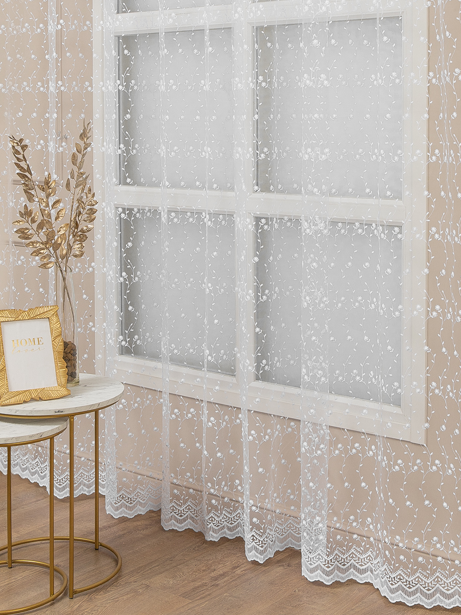 картинка Штора Amore Mio RR 80084-w 3,0*2,7*1 белый 