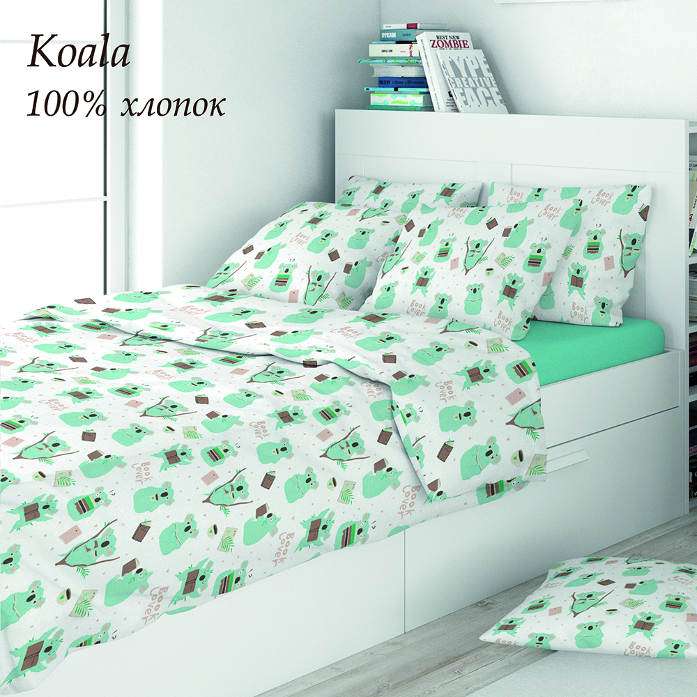 картинка Постельное бельё Amore Mio URG Koala 50*70  SINGLE P 