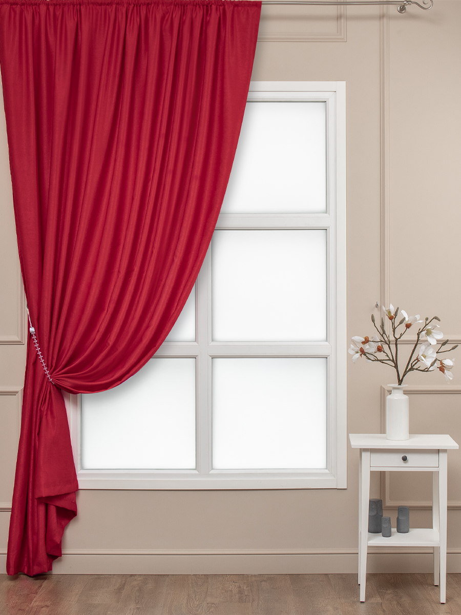 картинка Штора Amore Mio RR 4ML 42002-1610 2,0*2,7*1 красный 