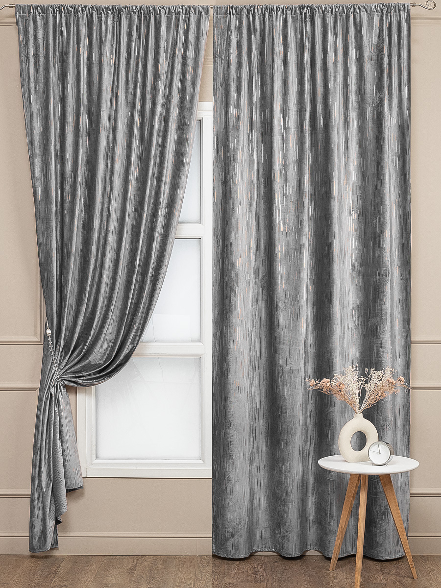 картинка Штора Amore Mio RR 6ML T596-08 1,5*2,7*2 оливковый 