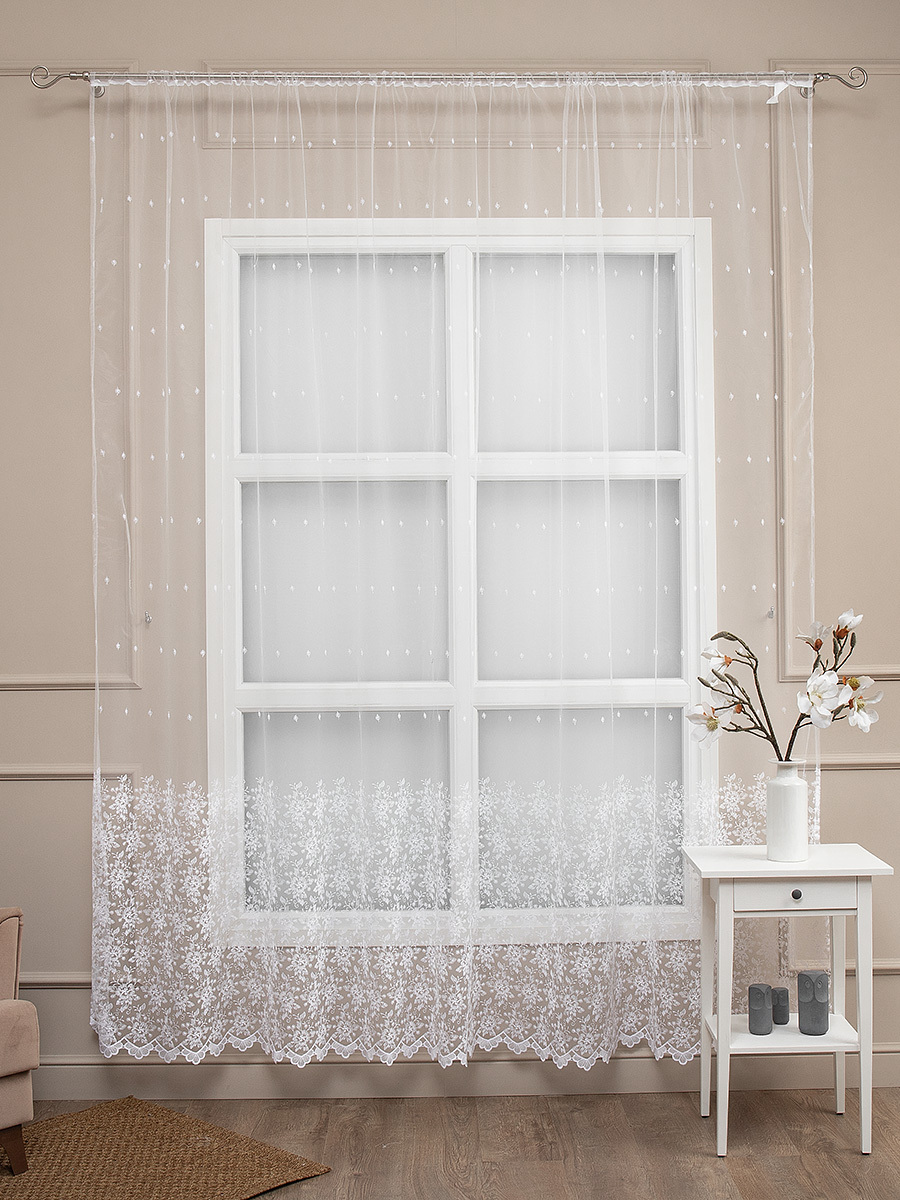 картинка Штора Amore Mio RR 713188-1V 3,0*2,7*1 белый 