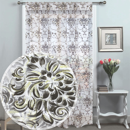 картинка Штора Amore Mio RR 547L-07 ut 3,0*2,7*1 коричневый 