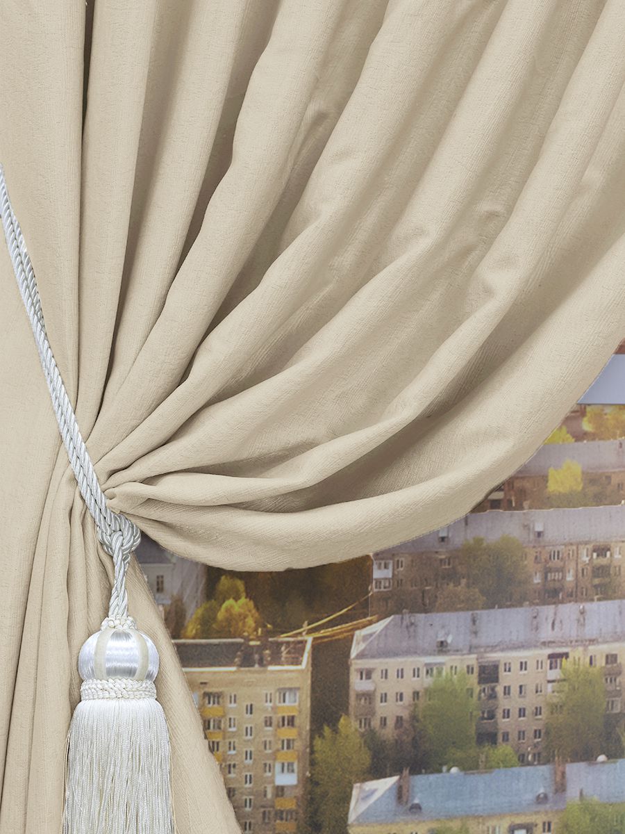 картинка Штора Amore Mio RR Y115-04 2,0*2,7*1 бежевый 