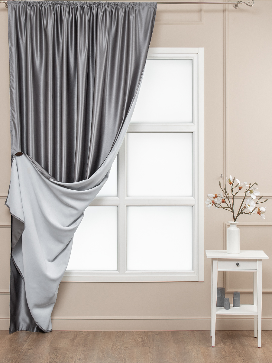 картинка Штора Amore Mio RR IZ Milan-20 2,0*2,7*1 серый 