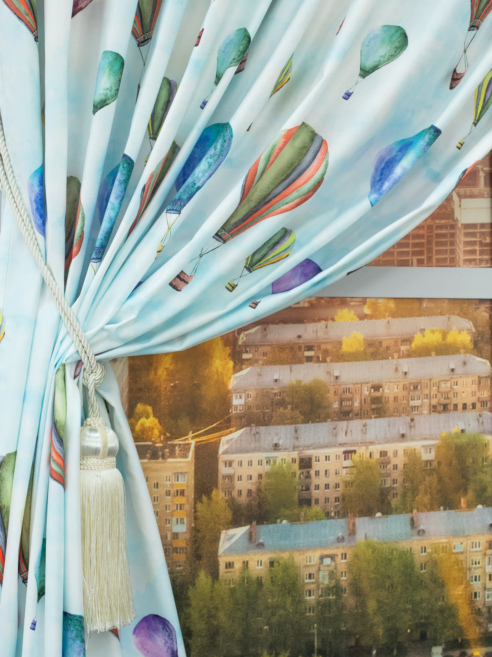 картинка Штора Amore Mio RR 12346-1V 2,0*2,7*1 голубой 