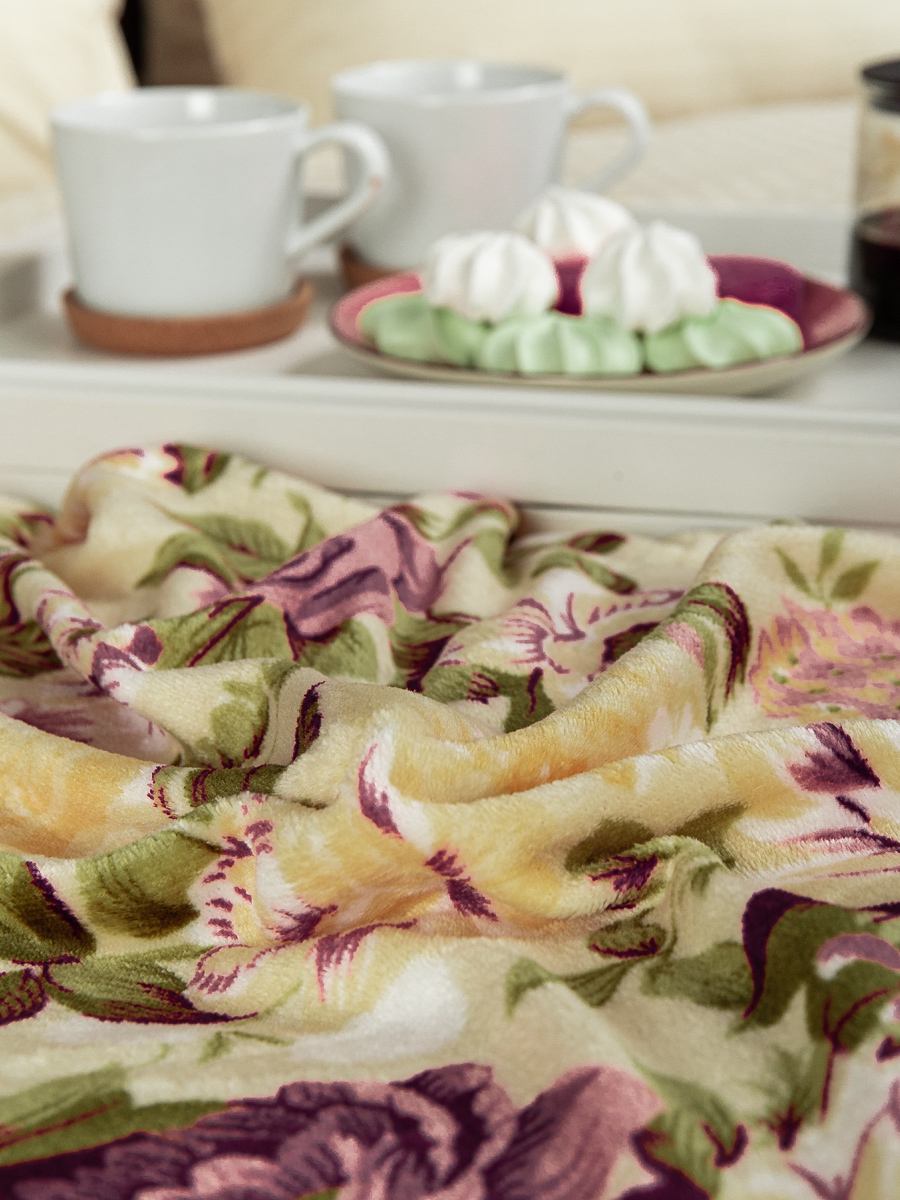 картинка Плед Texrepublic TF FN F27 a1520 Гобел.цветы2 