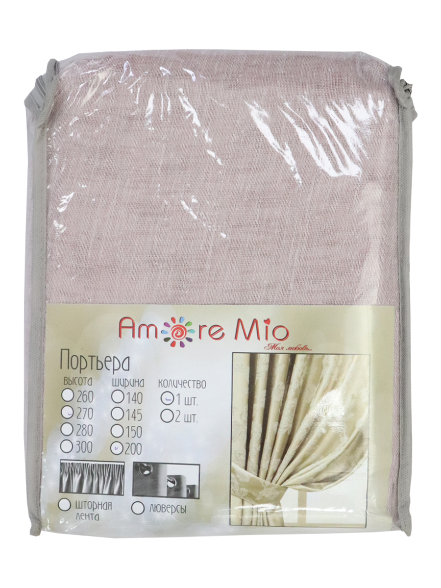 картинка Штора Amore Mio RR PL 0584 MSB-02 ut 2,0*2,7*1 брусника 