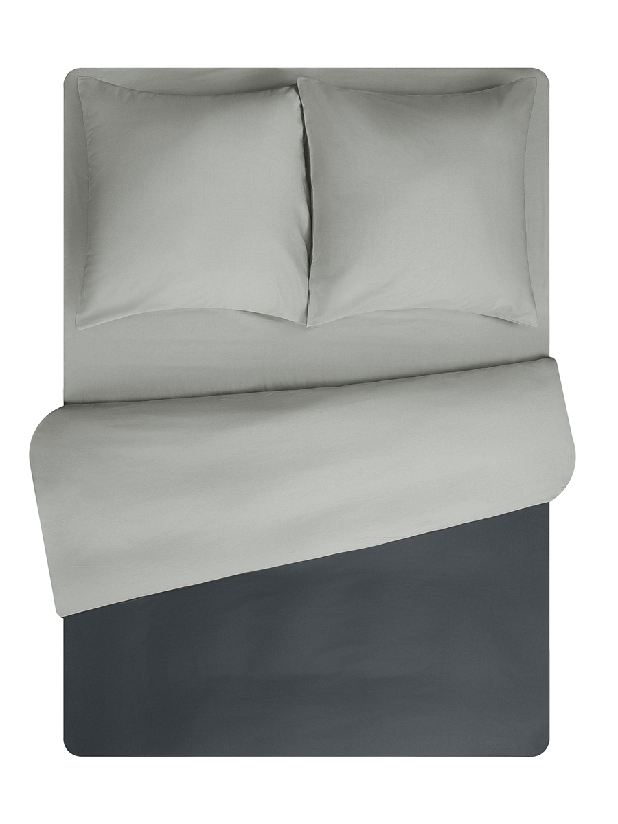 картинка Постельное бельё Amore Mio BZ QR Graphite DOUBLE max Sp o 