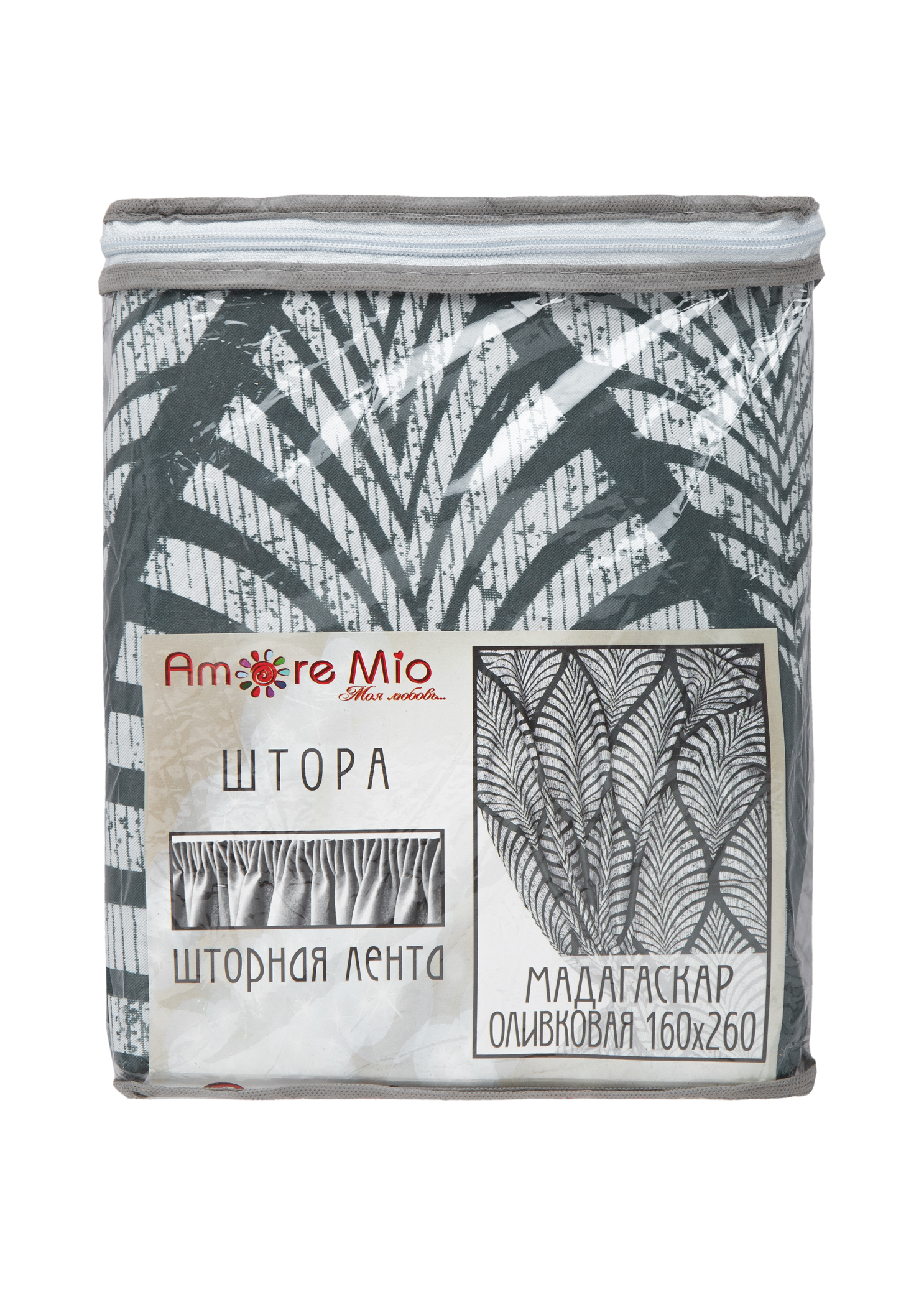 картинка Штора Amore Mio RR MIP7156-01 1,6*2,6*1 оливковый 