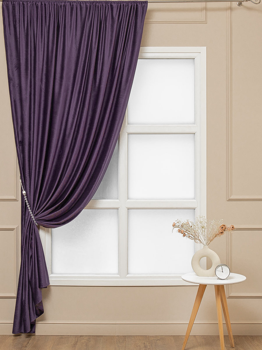 картинка Штора Amore Mio RR 6ML T66-103 2,0*2,7*1 фиолетовый 