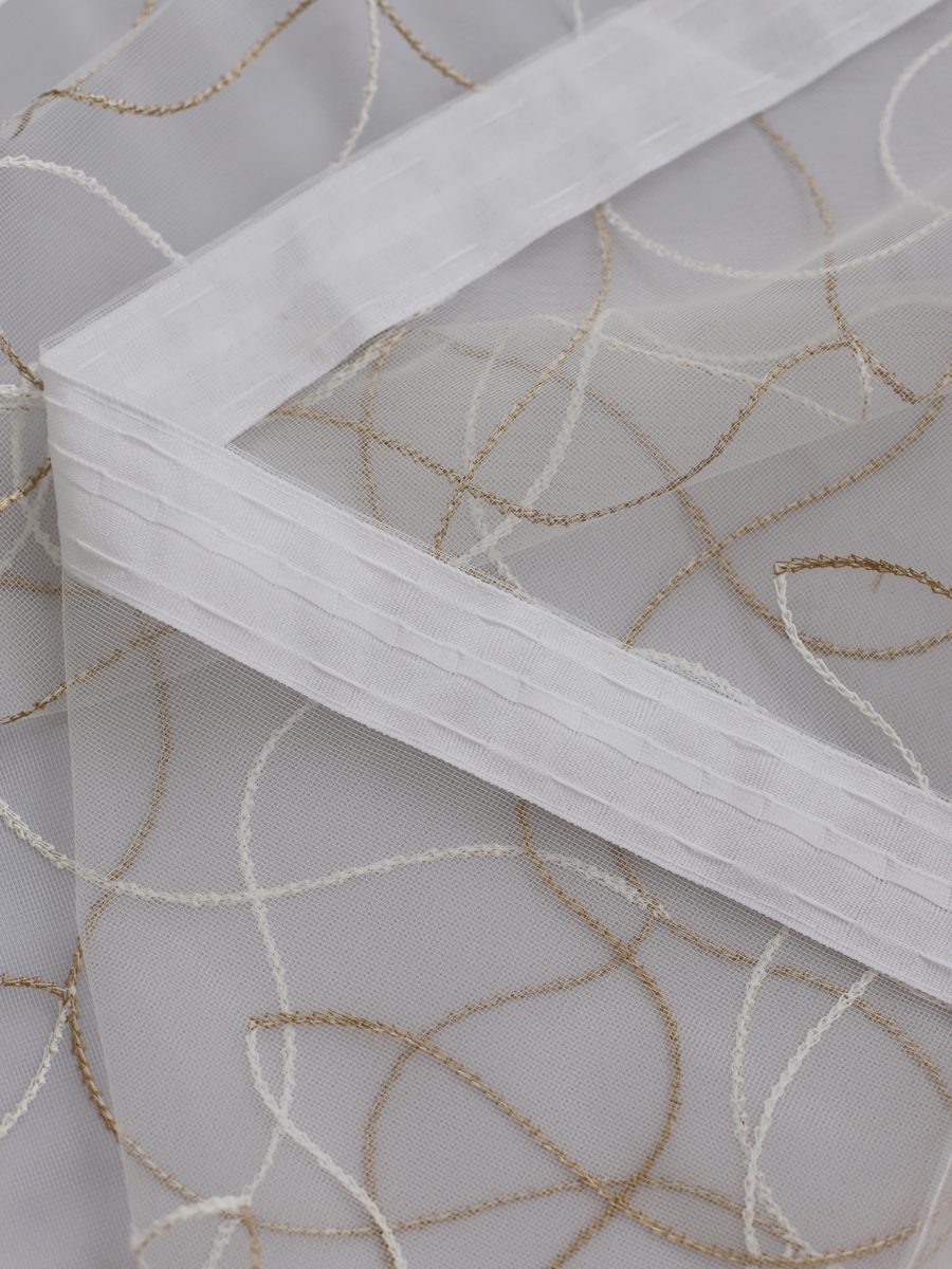 картинка Штора Amore Mio RR 12137-2386 3,0*2,7*1 золотой 