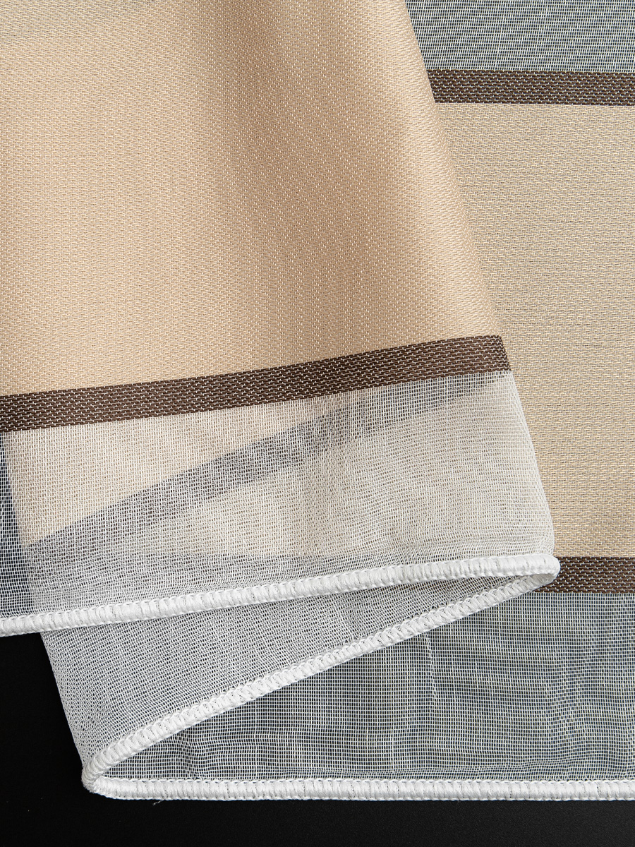 картинка Штора Amore Mio RR 2145-107 ut 3,0*2,8*1 светло-коричневый 