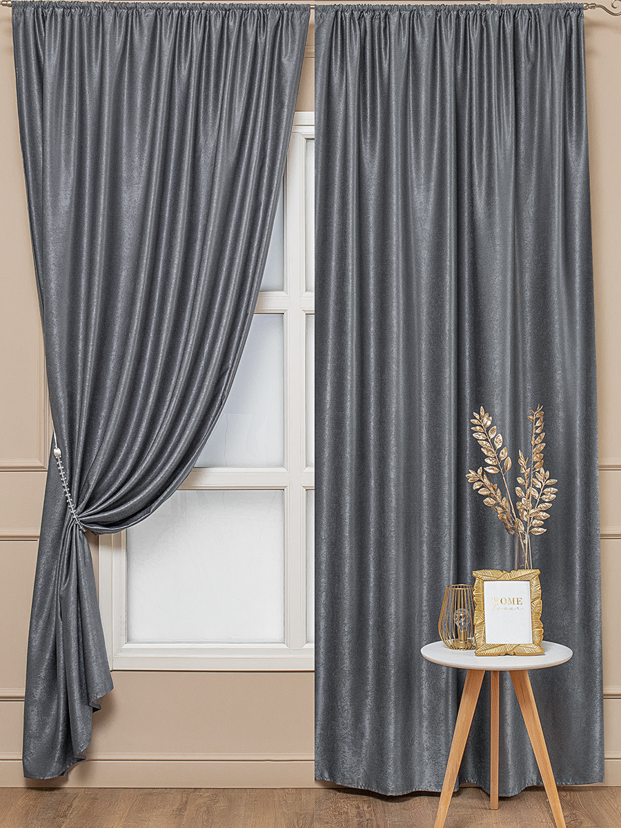 картинка Штора Amore Mio RR 6ML 42002-042 1,5*2,7*2 серый nc 