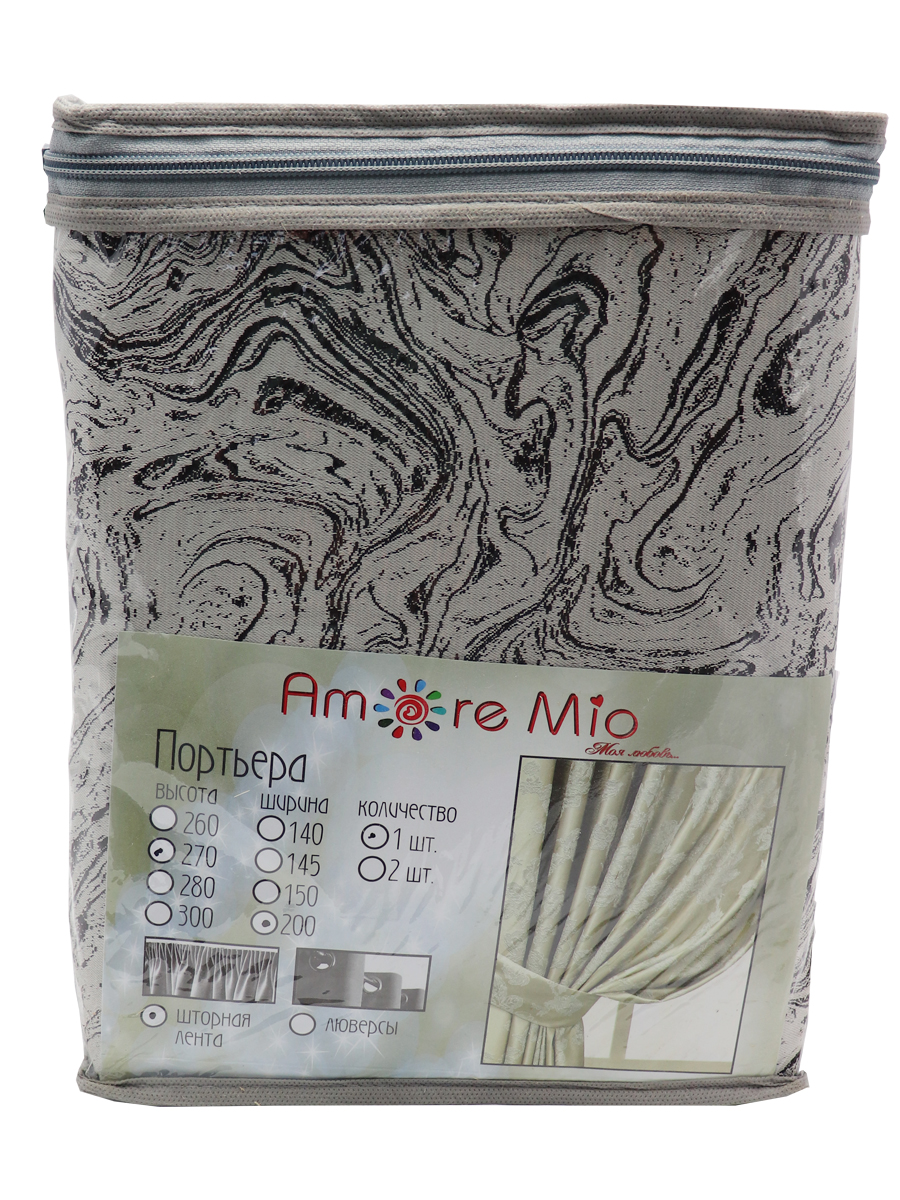 картинка Штора Amore Mio RR 90005-16 2,0*2,7*1 коричневый 