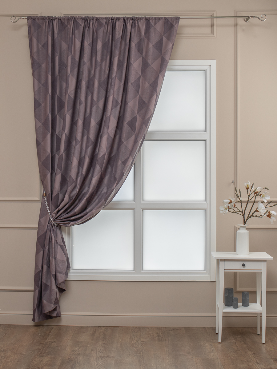 картинка Штора Amore Mio RR Zeli62-02-1041L 2,0*2,7*1 брусника 