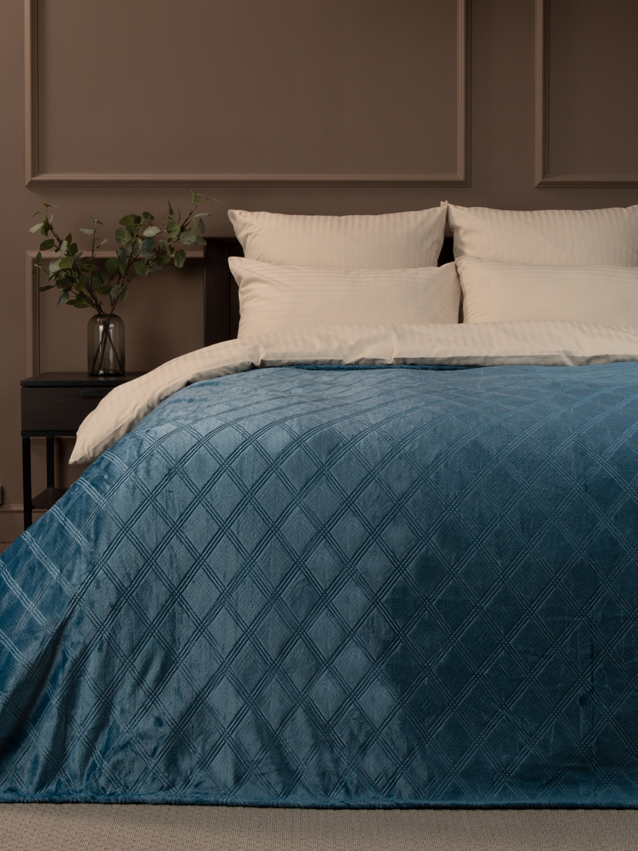 картинка Плед Texrepublic TF FNE BL7 034/2022 c-клетка NC 