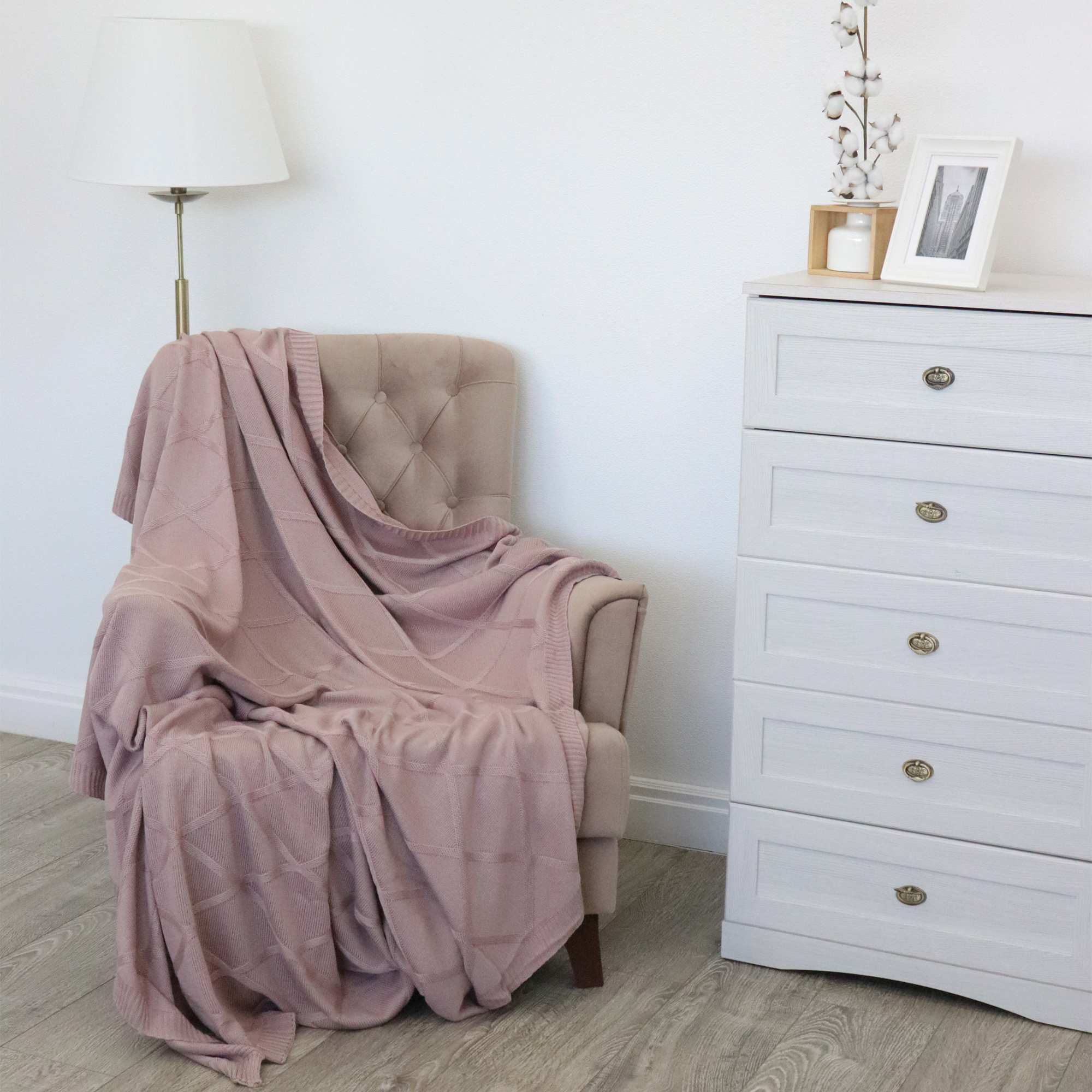 картинка Плед Buenas Noches SV lta7 1520 (15-1607) Брусничный 