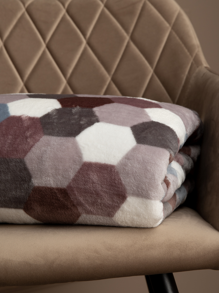 картинка Плед Texrepublic TF FN F142 a1520 Мозаика-соты 