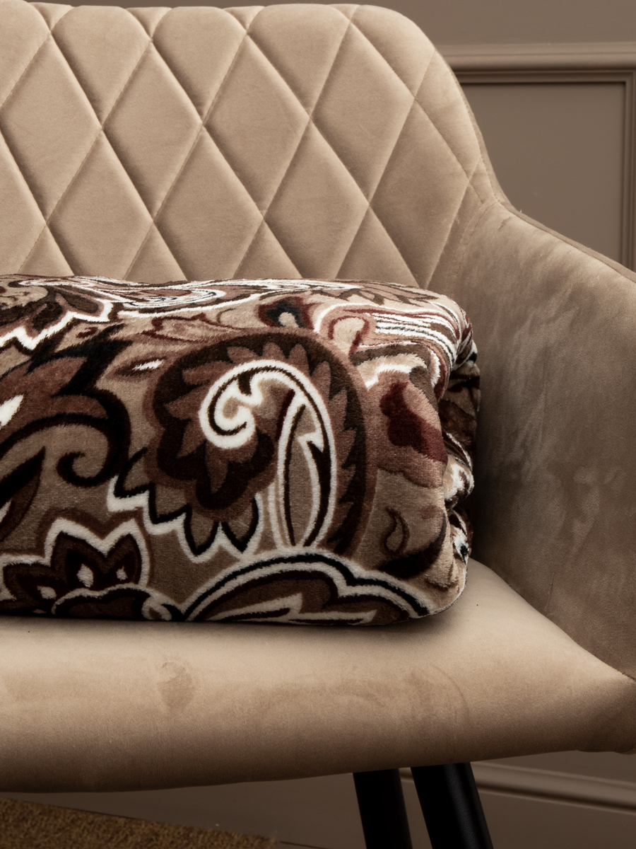 картинка Плед Texrepublic TF FN F18 b1820 Узоры бежевые 