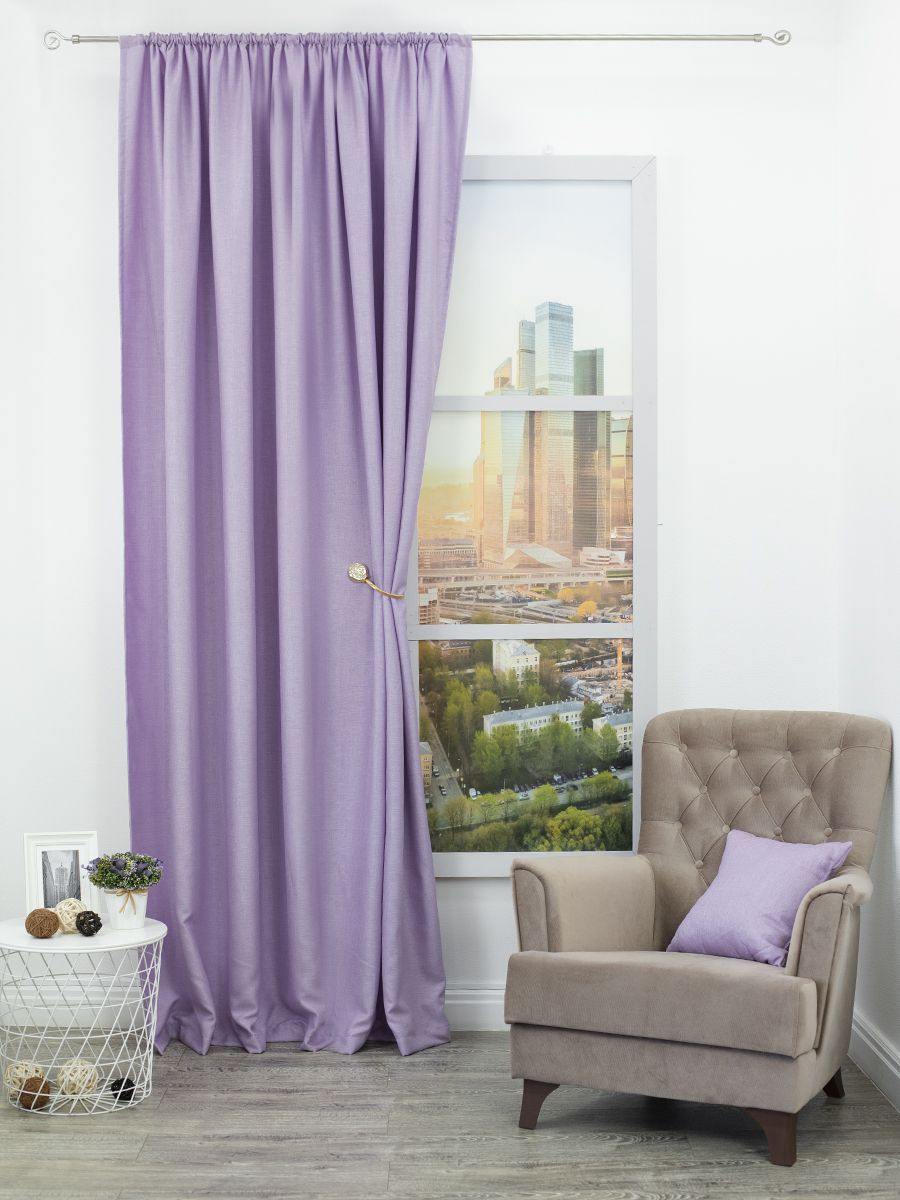 картинка Штора Amore Mio RR ZJM090-29 1,5*2,7*1 сиреневый 