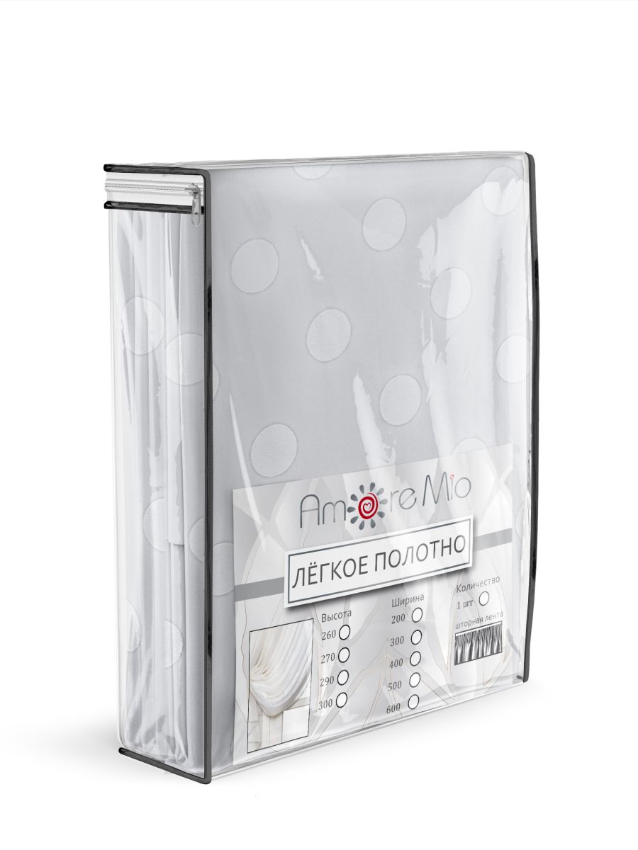 картинка Штора Amore Mio RR 3139-01 ut 3,0*2,7*1 белый 