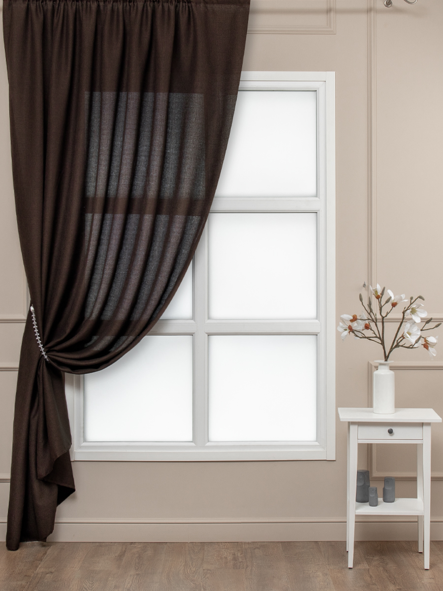 картинка Штора Amore Mio RR ZJM090-18 2,0*2,7*1 коричневый 