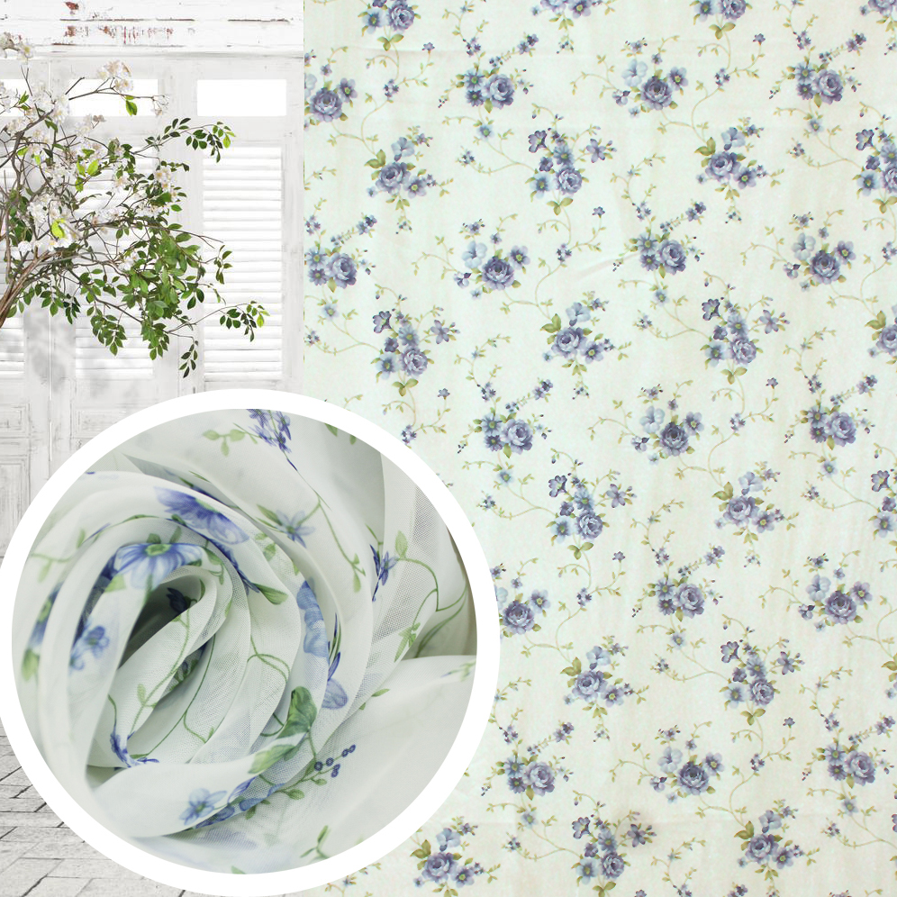 картинка Штора Amore Mio RR 785-04 3,0*2,7*1 голубой 