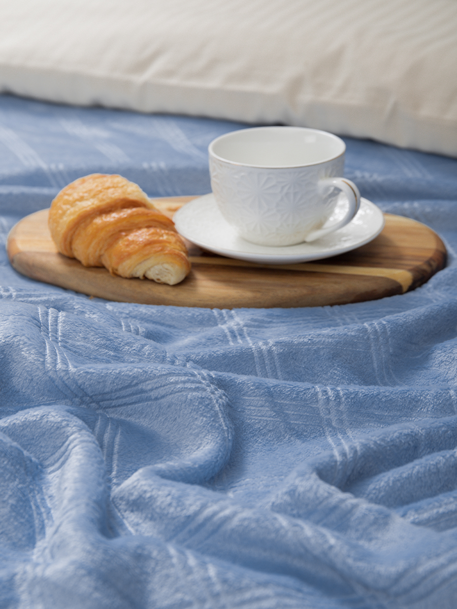 картинка Плед Texrepublic TF FNEL LTBL1 033/2022 c-клетка NC 