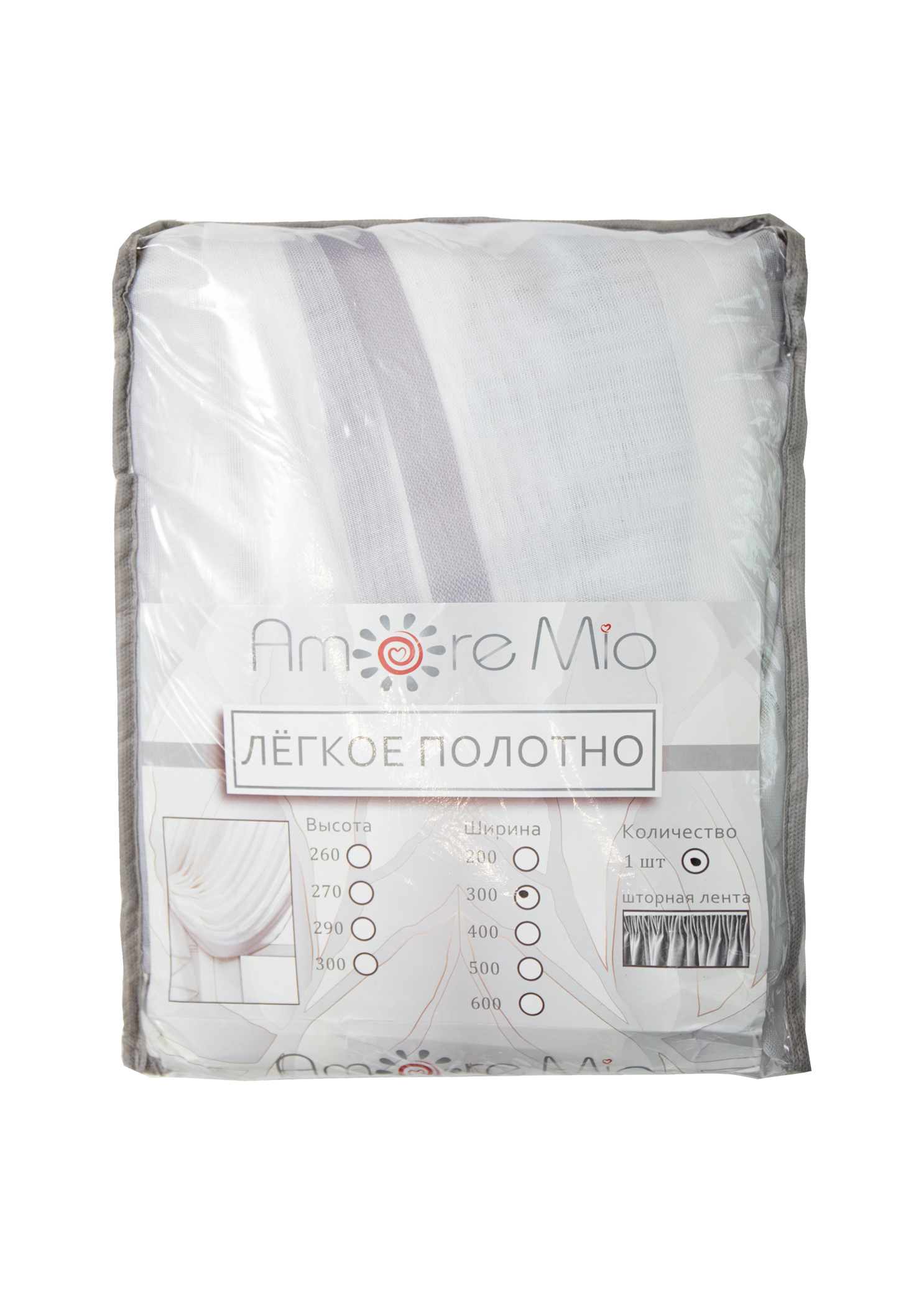 картинка Штора Amore Mio RR 2143-109 ut 3,0*2,8*1 бирюзовый 